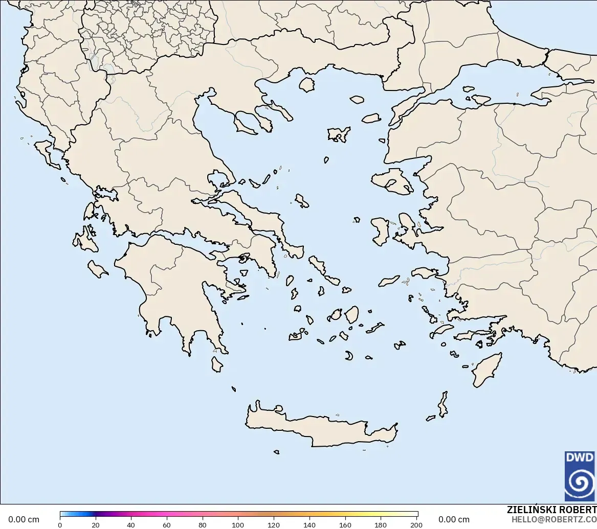 ICON model - Yunani, Kedalaman Salju