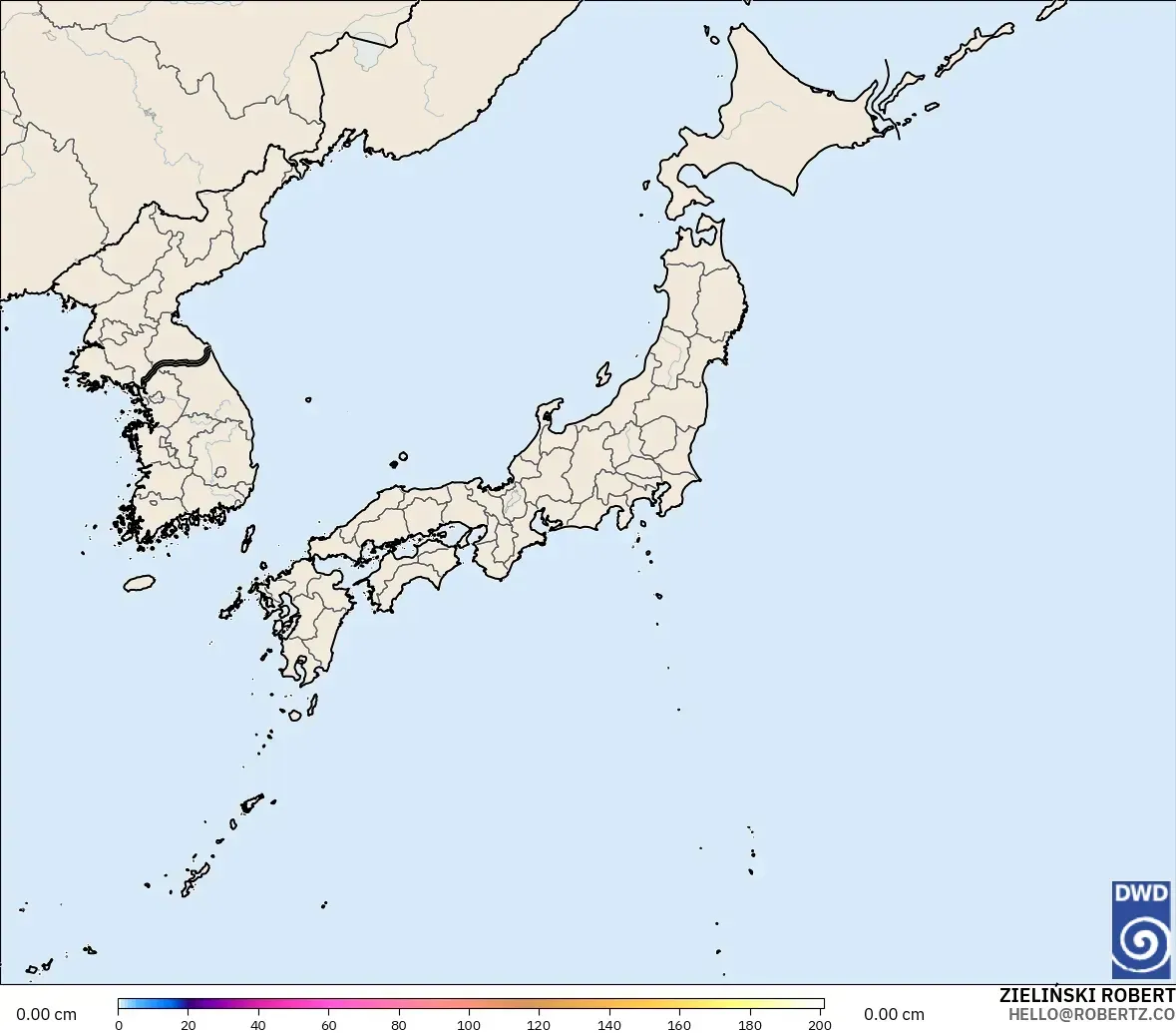 ICON model - Jepang, Kedalaman Salju