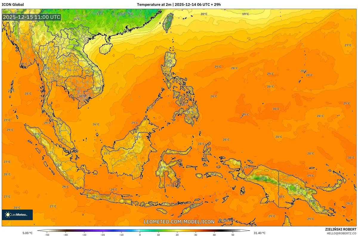 Jakarta Evening Cooling Scene with Light Rain – Dec 14 2025