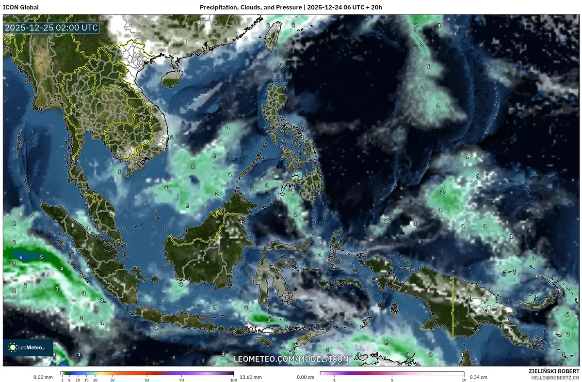 2025-12-24 Rainfall Forecast
