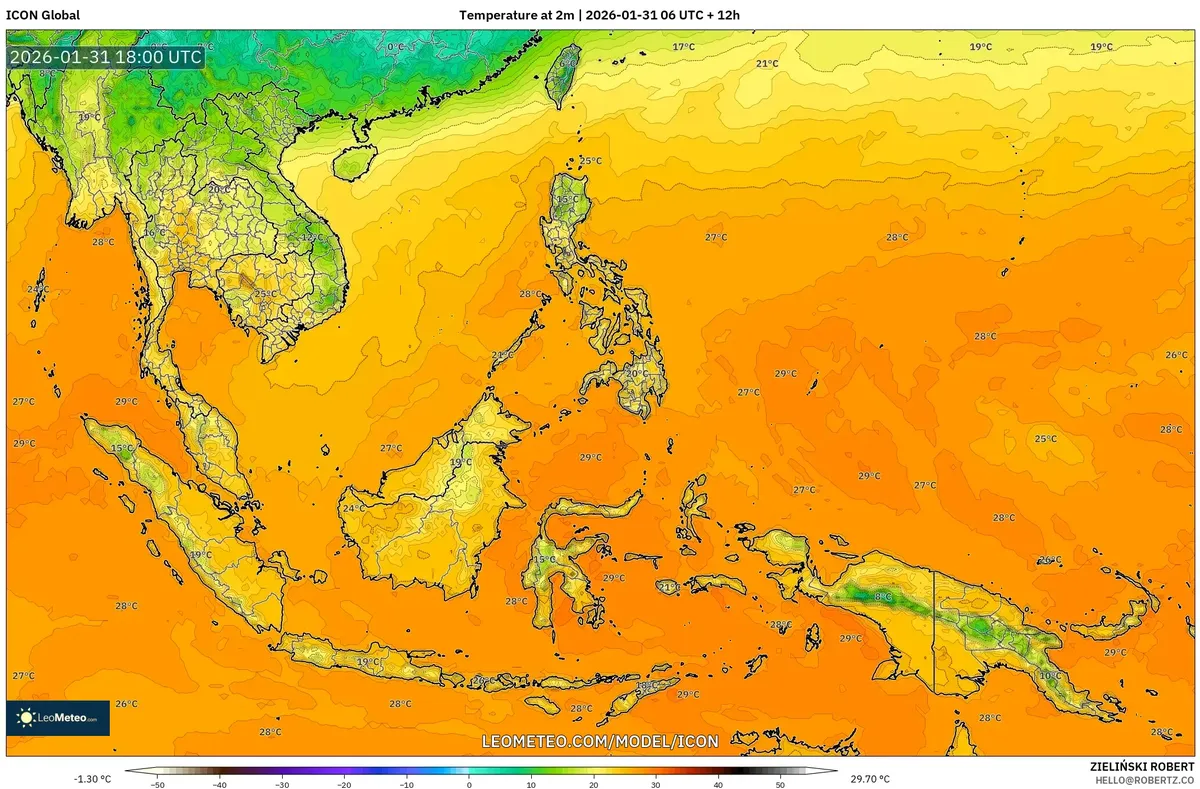 Suhu Pagi di Jakarta pada 1 Februari 2026