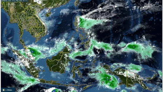 Angin 90 km/jam Menerjang Indonesia pada 17 Desember 2025