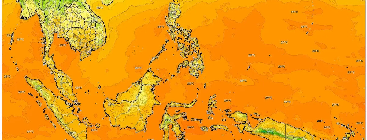 Gelombang Panas 35 °C Menerpa Asia Tenggara pada Minggu, 21 Desember 2025 – Prakiraan Cuaca Hangat & Tips Perjalanan di Bawah Terik Matahari