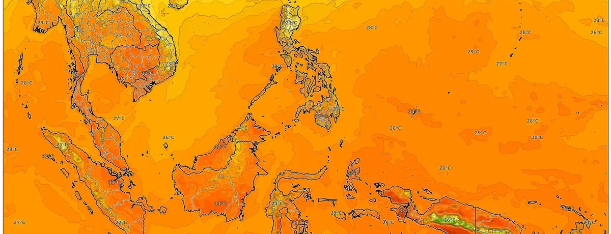 Angin Ekstrem hingga 95 km/jam Menerpa Asia Tenggara
