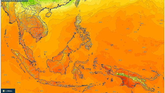Angin Ekstrem hingga 95 km/jam Menerpa Asia Tenggara