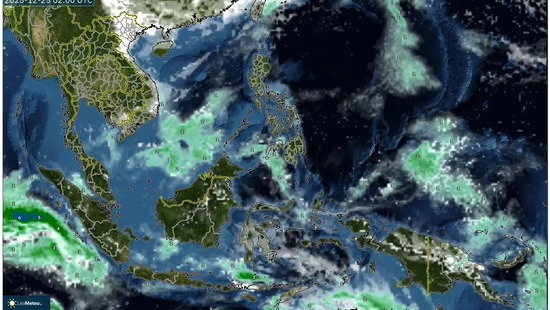 Badai Mematikan pada 25 Desember 2025: Angin 134 km/jam dan Hujan Lebat Diprakirakan Menerjang Indonesia