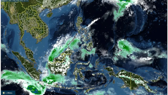 Indonesia Menghadapi Malam Tahun Baru yang Panas dan Lembap pada 31 Desember 2025 – Hujan dan Badai Seharian Penuh
