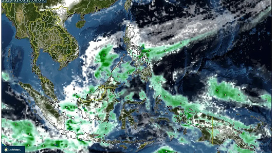 Indonesia Dihimpit Awan Lembap pada 4 Januari 2026 – Hujan Pagi Berangsur Reda, Langit Mulai Cerah