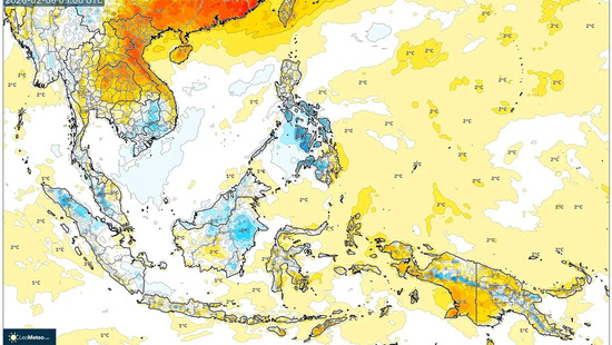 Ketidaknyamanan panas ringan mungkin terasa di siang lembap. Hangat tropis menyentuh awal 30-an °C dengan cuaca kering dan awan berubah-ubah — Jumat, 6 Februari 2026 besok