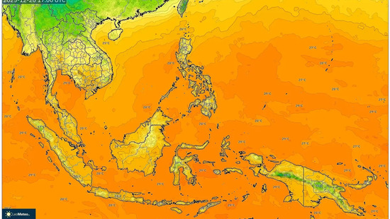 Gelombang Panas 35 °C Menerpa Asia Tenggara pada Minggu, 21 Desember 2025 – Prakiraan Cuaca Hangat & Tips Perjalanan di Bawah Terik Matahari