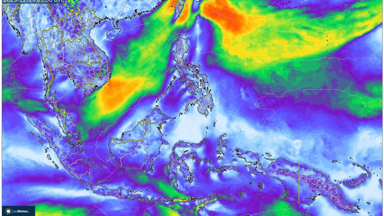 Indonesia Memanas di Bawah Langit Cerah pada 29 Desember 2025 – Hujan dan Badai Menyapu Timur di Sore Hari